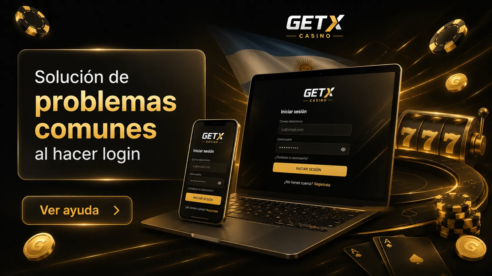 Solución de problemas comunes al hacer login en GetX Argentina
