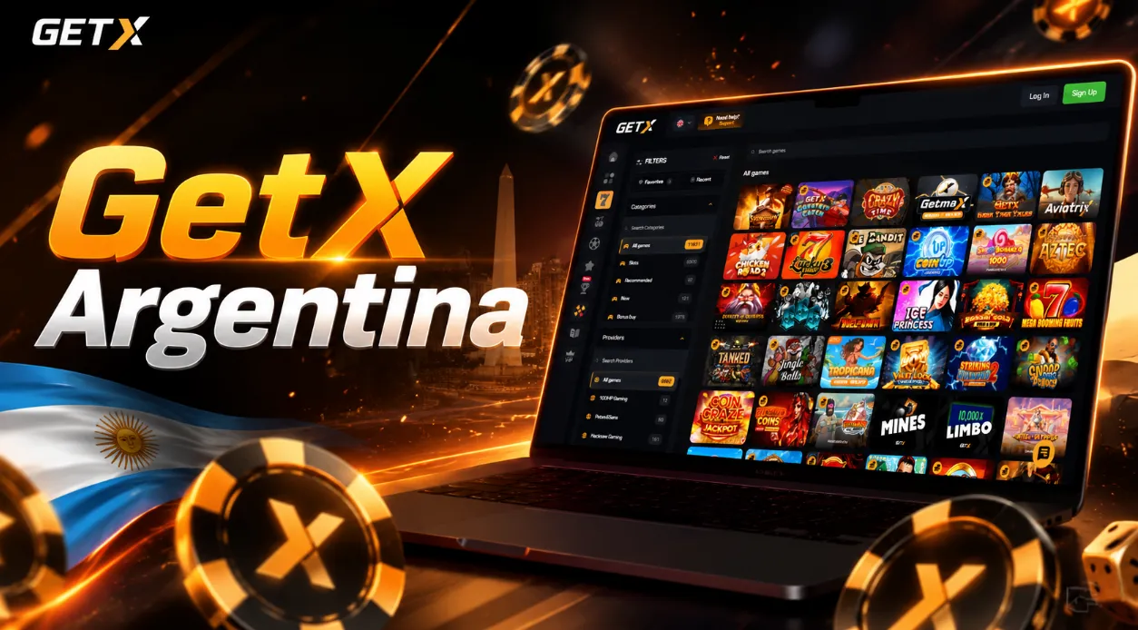 GetX Casino para Jugar Online desde Argentina con Bonos y Slots